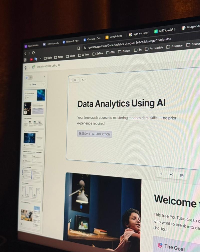 Data Analytics using AI Course